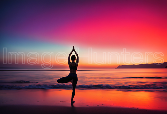 Ocean Yoga at Sunset