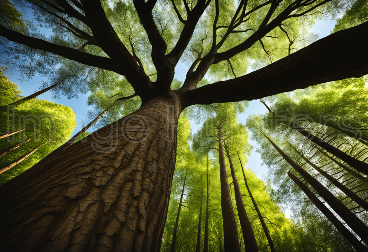 Forest View from Below