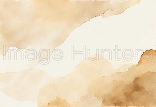 Watercolor Background in Soft Beige Tones