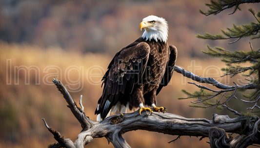 Bald Eagle on Branch