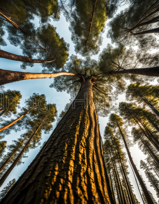 Forest View from Below