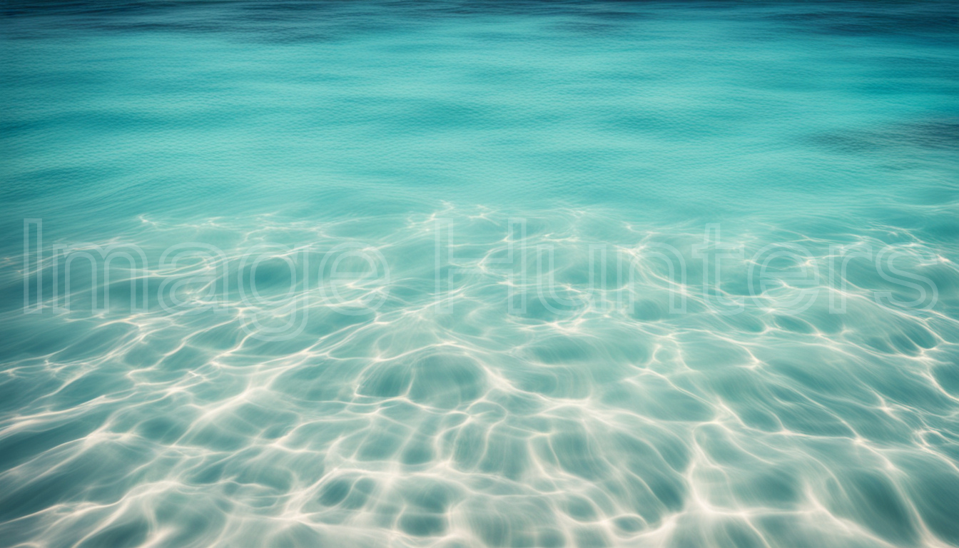 turquoise sea water with intricate textures