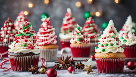 Festive Christmas Cupcakes and Sweet Treats