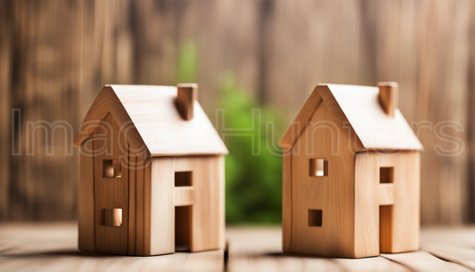 Miniature Wooden House models