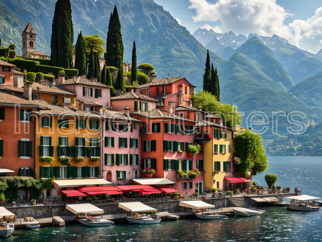 Varenna's Charming Old Town by Lake Como, Italy