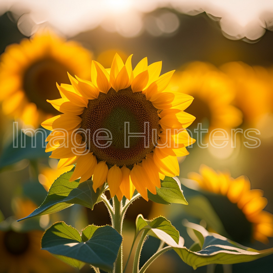 Sunflower Field on a Sunny Day