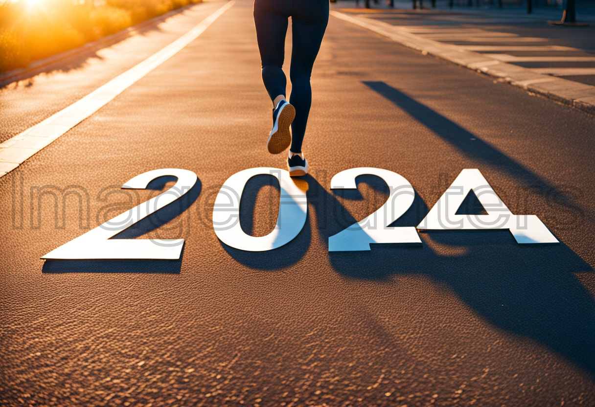 2024 Kickoff, running on the street