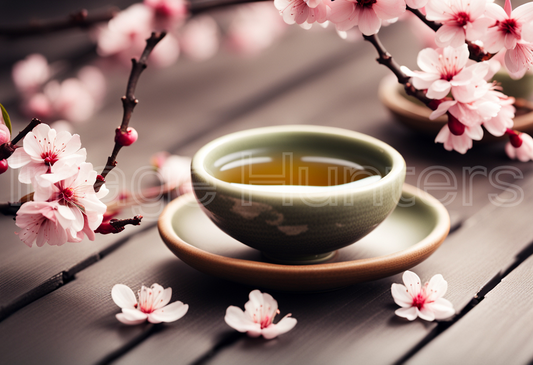 Japanese Tea and Cherry Blossom