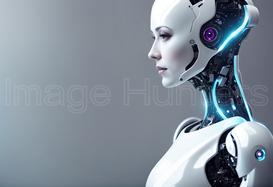 Female Minimal Robot embodies futuristic technology