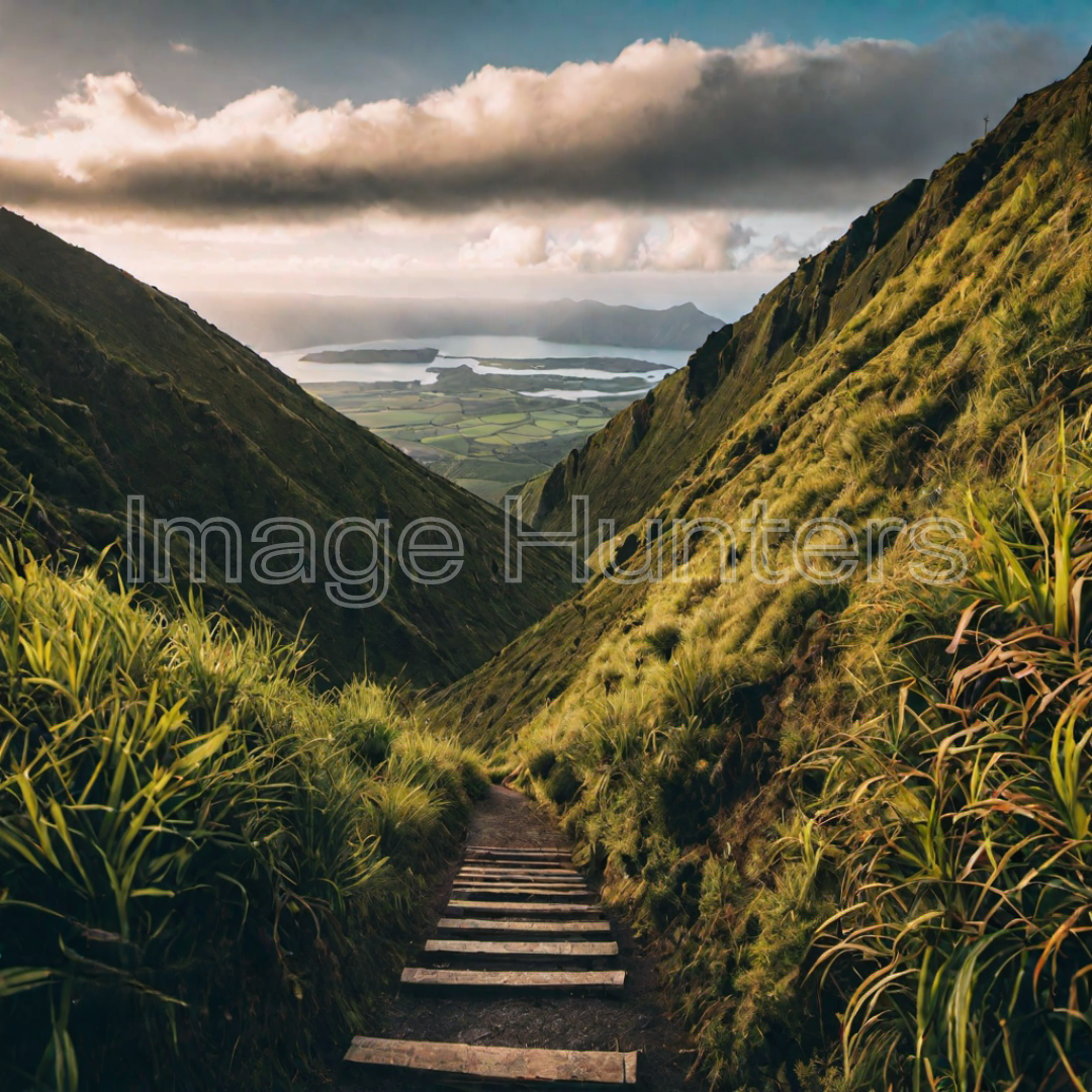 Scenic Trails and Pristine Lakes on Sao Miguel Island, Azores, Portugal